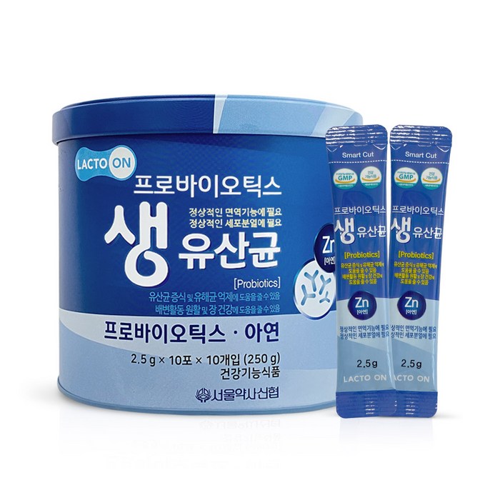 서울약사신협 프로바이오틱스 생유산균 100포, 250g, 1개 대표 이미지 - 한국여자 추천