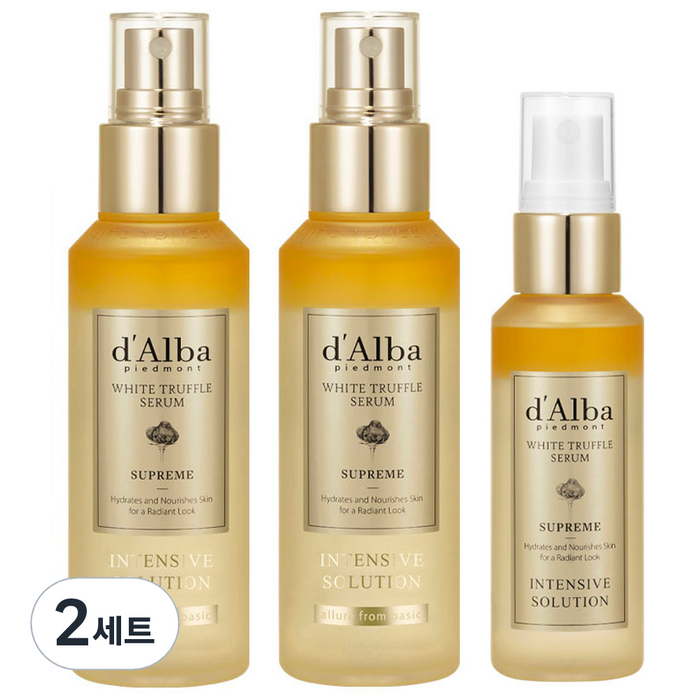 달바 화이트 트러플 수프림 인텐시브 세럼 100ml x 2p + 수프림 세럼 50ml 세트, 2세트