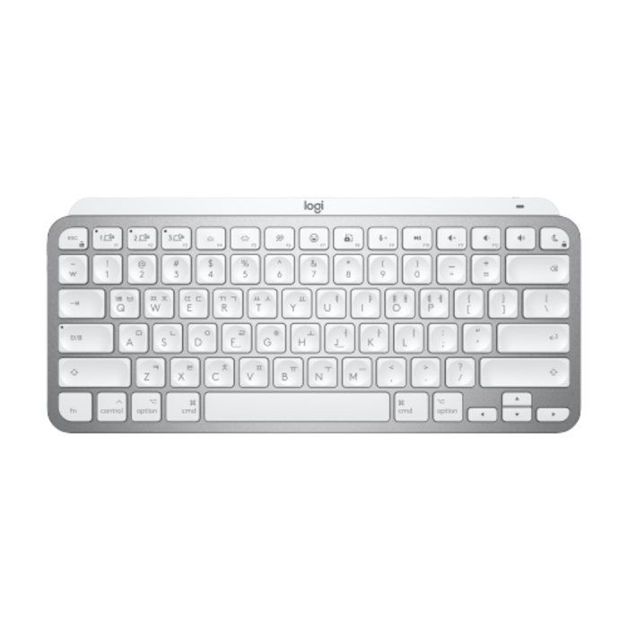 로지텍 mx keys mini for mac 무선키보드, 일반형, 화이트, YR0084 대표 이미지 - 윈도우 맥 호환 키보드 추천