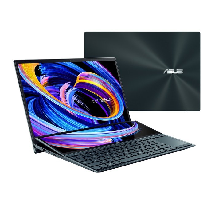 에이수스 2022 ZenBook Duo 14, 셀레스티얼 블루, UX482EAR-KA344W, 코어i7 11세대, 1024GB, 16GB, WIN11 Home 대표 이미지 - 상반기 최신 노트북 추천