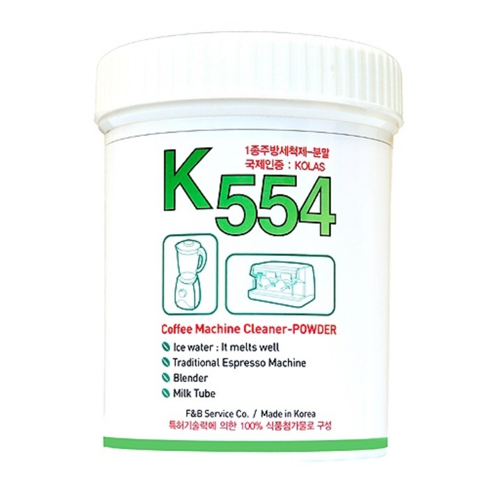 커피머신 세정제 파우더 타입 K-554, 500g, 1개 대표 이미지 - 커피머신 세정제 추천