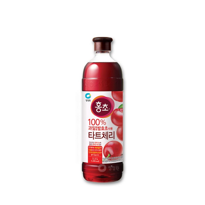 청정원 타트체리 홍초, 1.5L, 1개 대표 이미지 - 홍초 추천