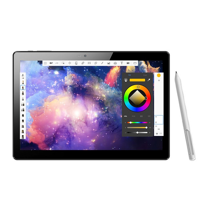 디클 탭 마이펜 10.1 태블릿 PC, 블랙 + 그레이, 64GB, Wi-Fi+Cellular 대표 이미지 - 20만원대 태블릿 추천