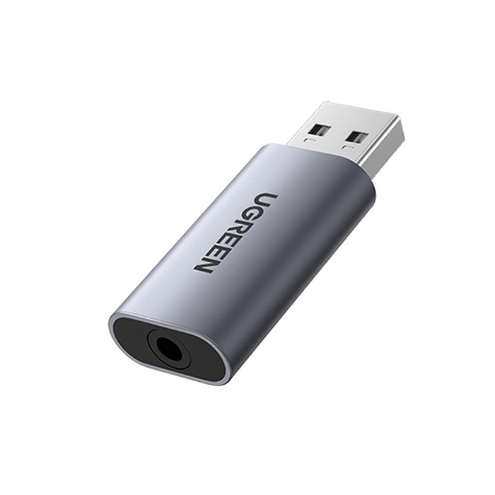유그린 USB to 4극 사운드카드 어댑터 외장형, CM383 대표 이미지 - 외장 사운드카드 추천