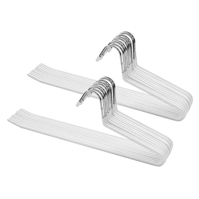 네이쳐리빙 논슬립 코팅 1단 바지걸이, 화이트, 20개 대표 이미지 - 바지걸이 추천