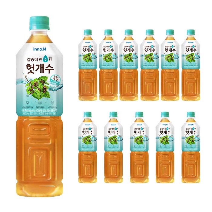 innoN 갈증에 한 수 위 헛개수, 1.5L, 12개 대표 이미지 - 헛개차 추천