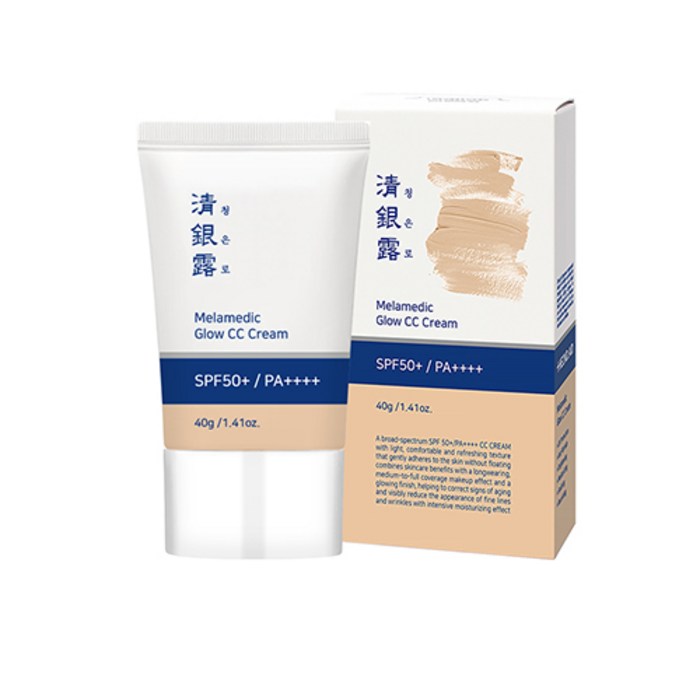 청은로 멜라메딕 글로우 CC크림 SPF50+ PA++++ 40g, 1개 대표 이미지 - CC크림 추천