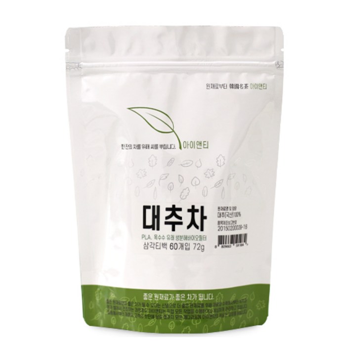아이앤티 대추차 삼각티백, 1.2g, 60개 대표 이미지 - 대추차 추천