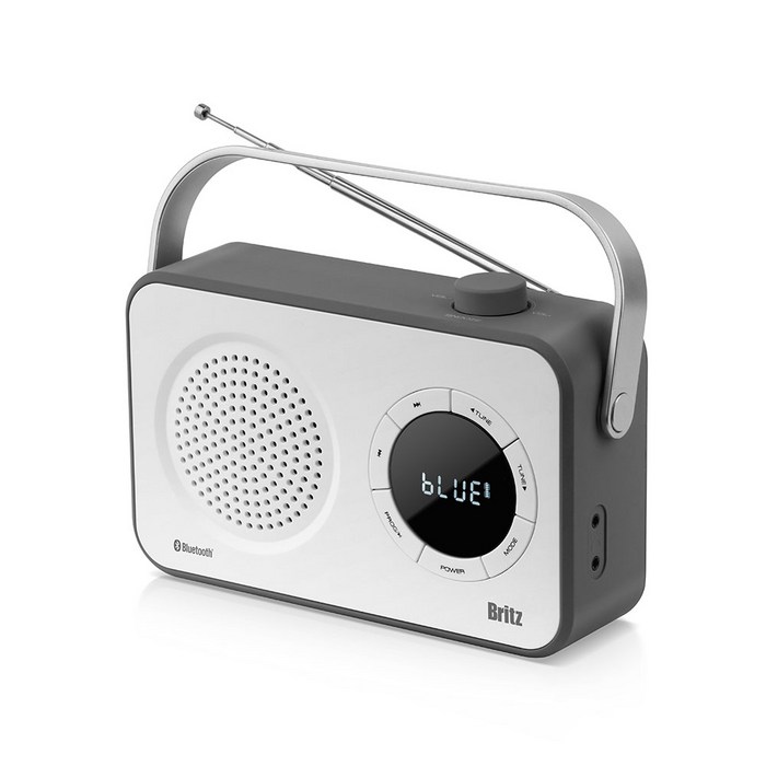 브리츠 포터블 라디오 블루투스 스피커 BZ-R800BT, 화이트 대표 이미지 - 라디오 추천