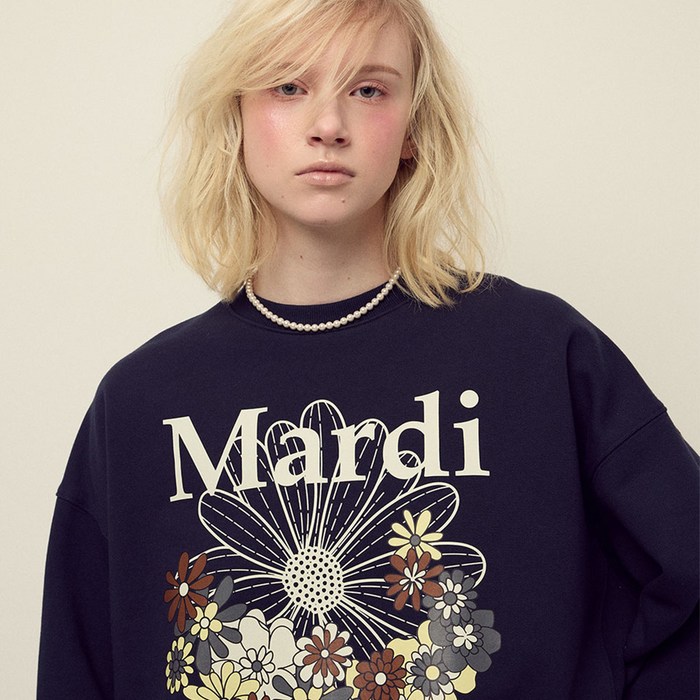 마르디메크르디 FLOWER MARDI JARDIN SWEATSHIRT
