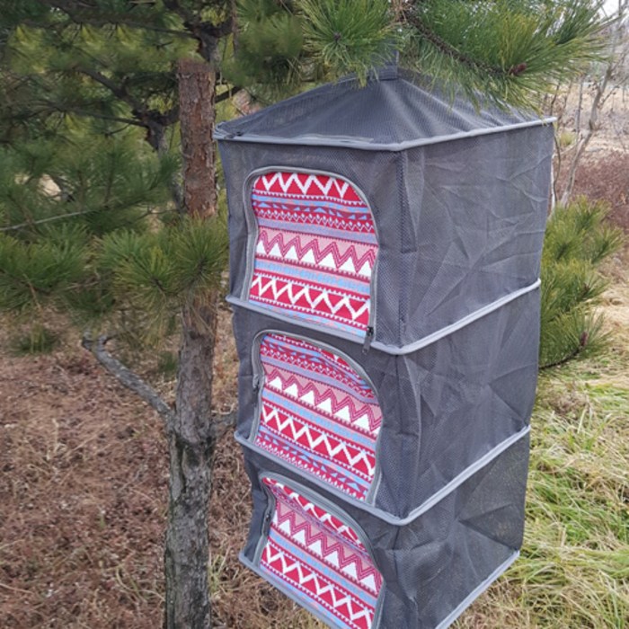 쿨맨 다용도 캠핑 식기건조망, 그레이-패턴형, 1개 대표 이미지 - 건조망 추천