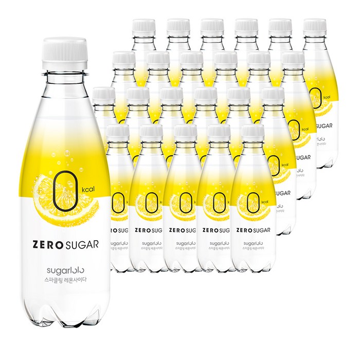 슈가로로 스파클링 레몬사이다, 350ml, 24개 대표 이미지 - 스파클링 음료수 추천