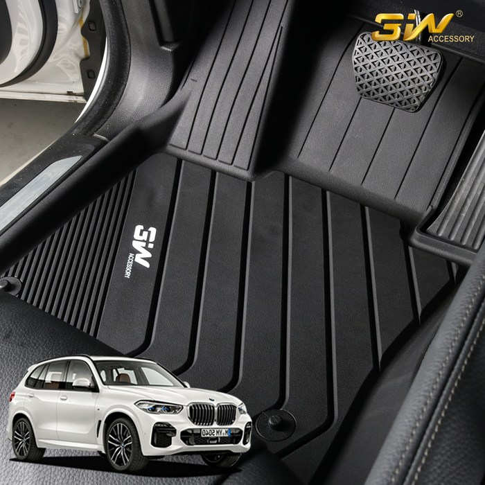 3W 에코라이너 FULL TPE 3D 카매트, 블랙, BMW New-X5 (G05) 2018.06 ~ 대표 이미지 - BMW 매트 추천