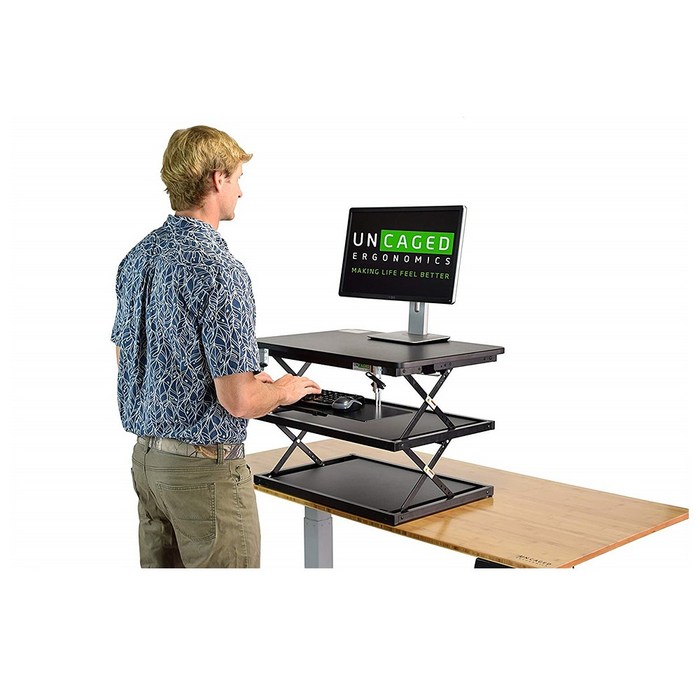 Uncaged Ergonomics Tall Standing Desk 누워서보는독서대 눕서대 노트북 겸용 톨, . 대표 이미지 - 누워서 보는 독서대 추천