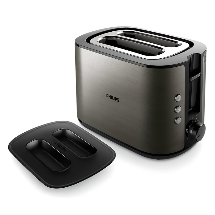 필립스 토스터기 비바 컬렉션 시리즈 티타늄 블랙, HD265180