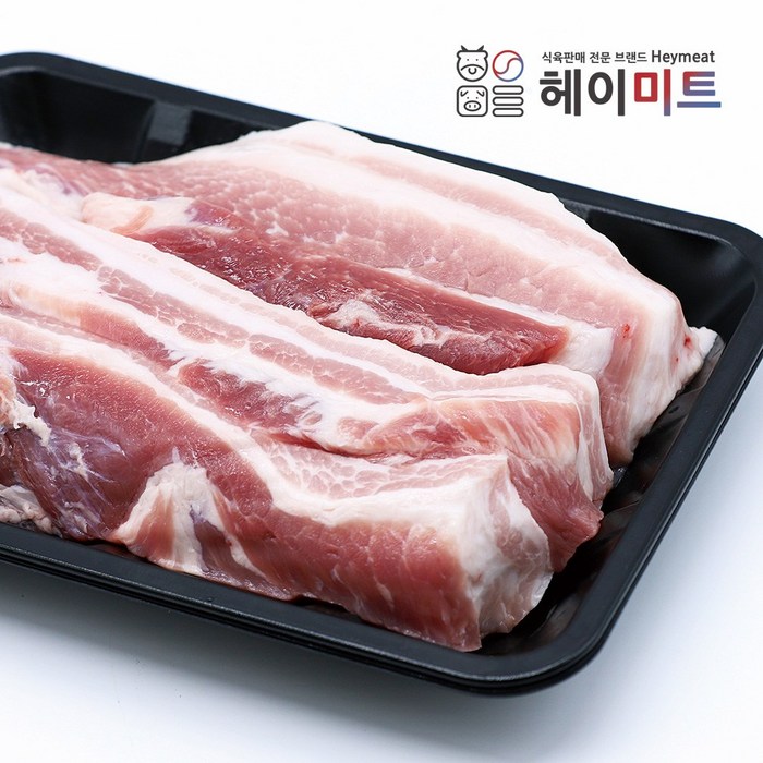 [헤이미트] 국내산 한돈 돼지 삼겹살 1kg 수육용 보쌈용 냉장 1개 대표 이미지 - 암퇘지 추천