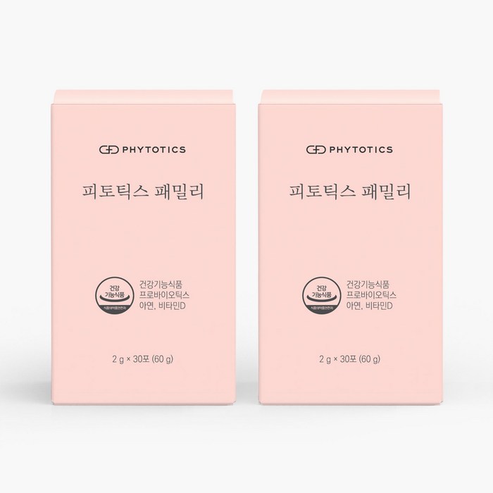 피토틱스 패밀리 람노서스GG RGG LGG 100억 보장 아연/비타민D/BB536 가족유산균, 60개입, 2개월분 대표 이미지 - 피토틱스 유산균 추천