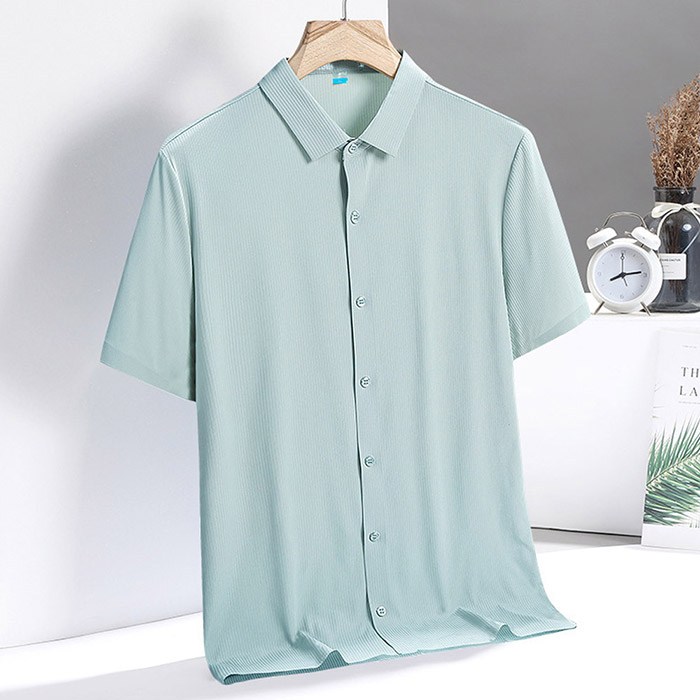 우일신 걸리버 여름 스판 반팔 셔츠 대표 이미지 - 남자 여름 셔츠 추천