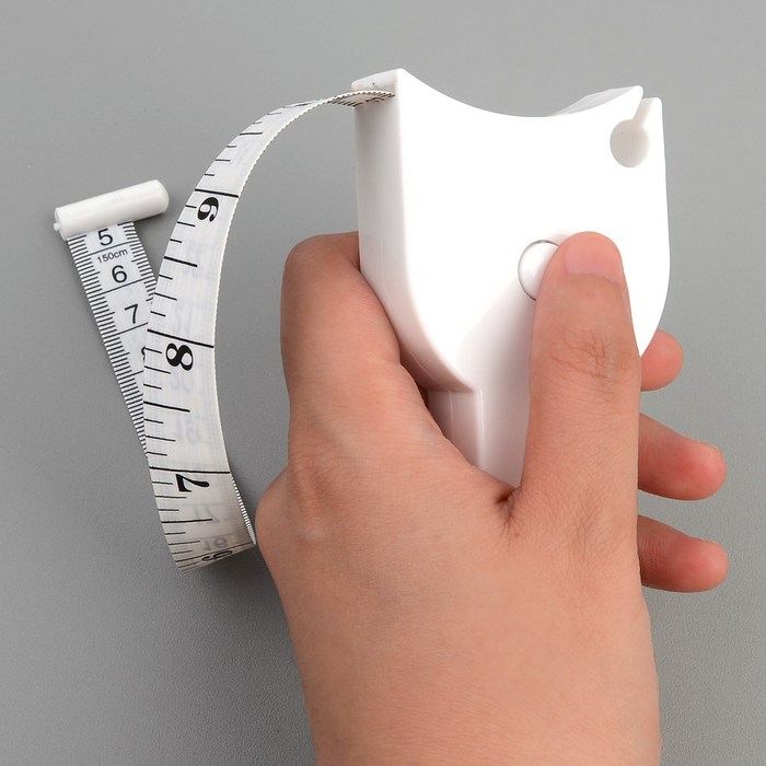 휴대용 열쇠고리 다이어트줄자 피팅줄자 허리줄자 팔뚝줄자 허벅지줄자 대표 이미지 - 옷 줄자 추천