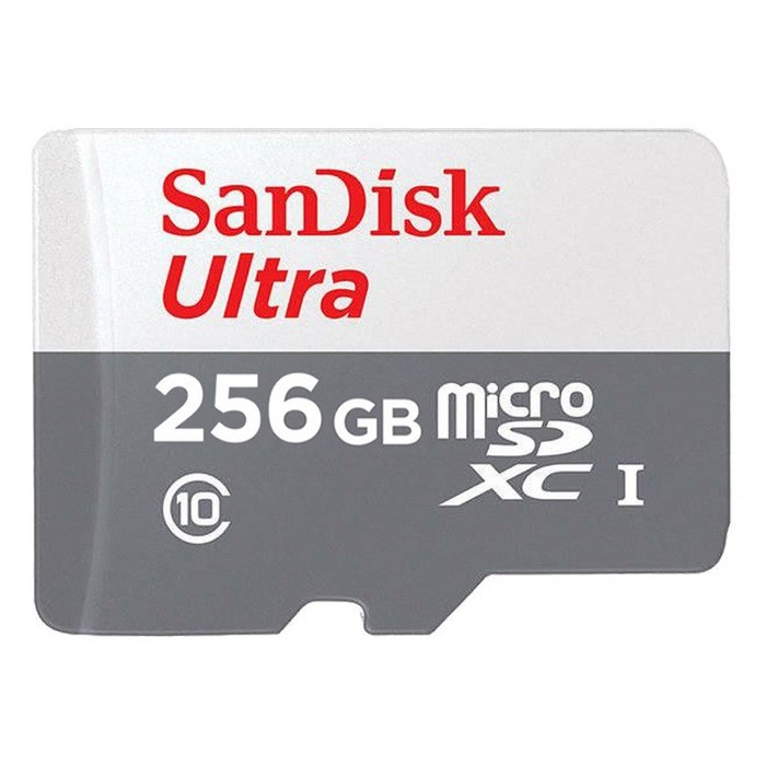 샌디스크코리아 공식인증정품 마이크로 SD카드 SDXC ULTRA 울트라 QUNR 256GB, 1개 대표 이미지 - 메모리 카드 추천