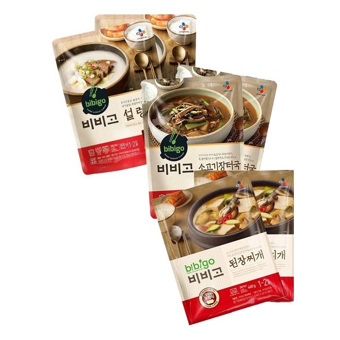 비비고(된장찌개+설렁탕+소고기장터국)각2입, 1세트 대표 이미지 - 경복궁 맛집 추천