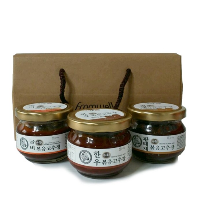 MDG9351 볶음고추장 도령세트(한우120g+굴비100g+황태120g)]비 대표 이미지 - 굴비 선물세트 추천