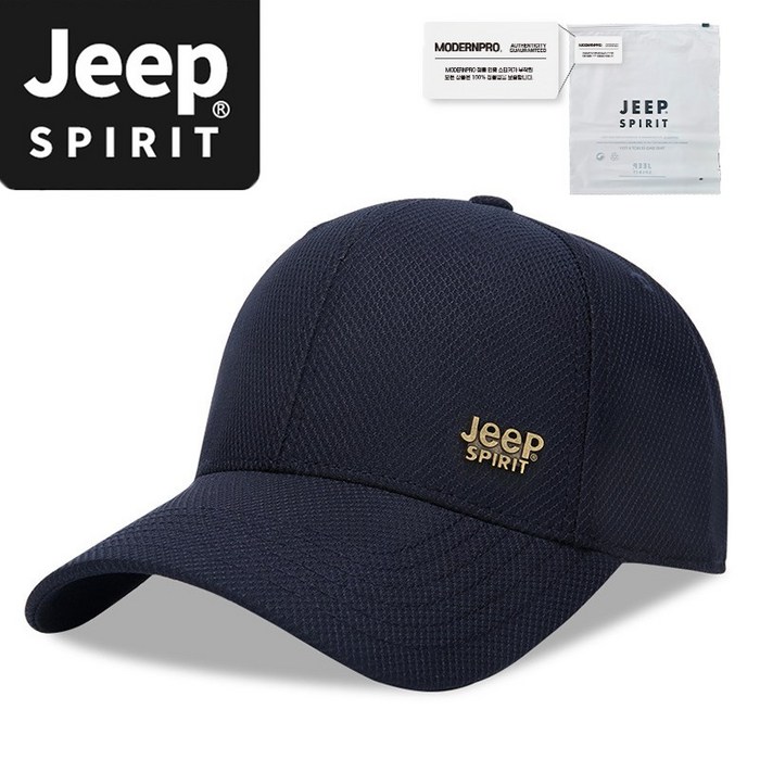 JEEP SPIRIT 스포츠 캐주얼 야구 모자 CA0356 + 인증 스티커 대표 이미지 - 엠엘비 모자 추천