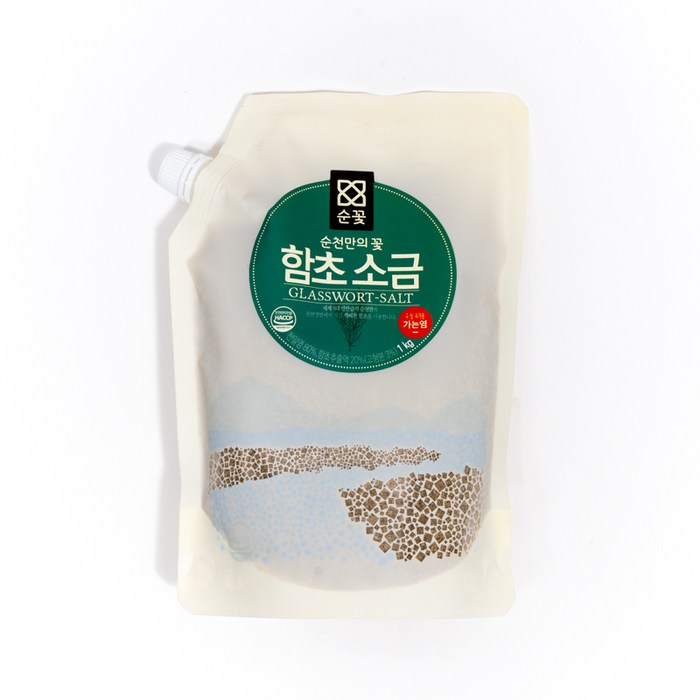 순꽃 함초소금 가는염 1kg, 1개 대표 이미지 - 맛소금 추천