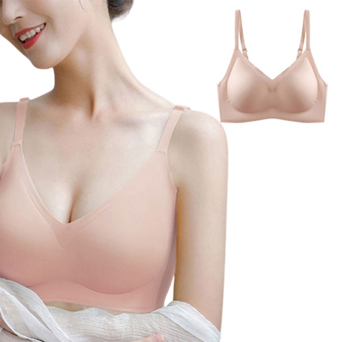 언더샤인 노와이어브라 심리스브라 데일리 브래지어 2p 대표 이미지 - 부유방 브라 추천