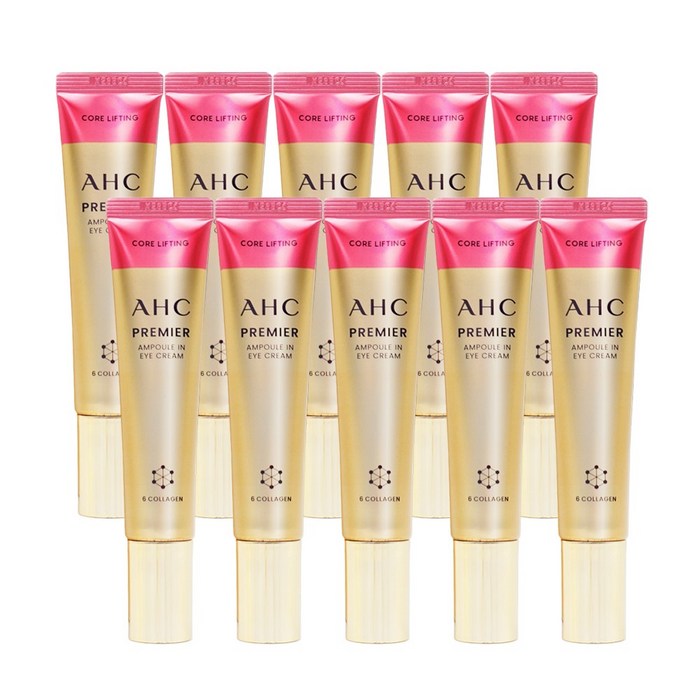 최신상 시즌 12 AHC 아이크림 시즌12 프리미어 앰플 인 아이크림 코어 리프팅 40ml, 40ml, 10개