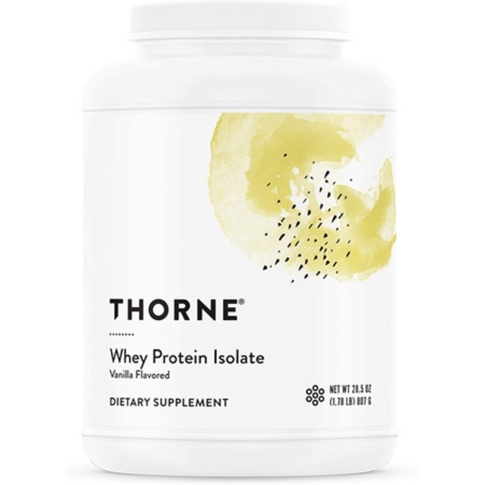 Thorne Research - Whey Protein Isolate (Vanilla Flavor) - Easy-to-Digest Whey Protein Isolate Powde, 상세 설명 참조0, 상세 설명 참조0 대표 이미지 - 이지프로틴 추천