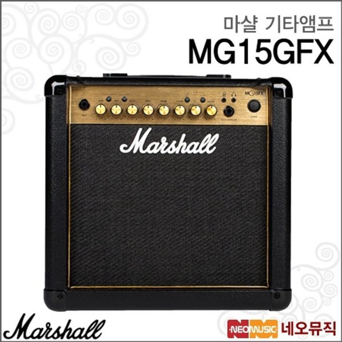 마샬 기타앰프 Marshall MG15GFX 15W AMP 소형엠프, 선택:마샬 MG15GFX_P6 대표 이미지 - 마샬 MG15GR 추천