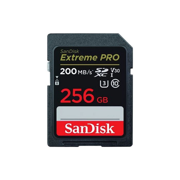 샌디스크코리아 공식인증정품 SD메모리카드 SDXC Extreme Pro 익스트림 프로 UHS-I SDXXD 256GB, 256기가, 1개 대표 이미지 - 메모리 카드 추천