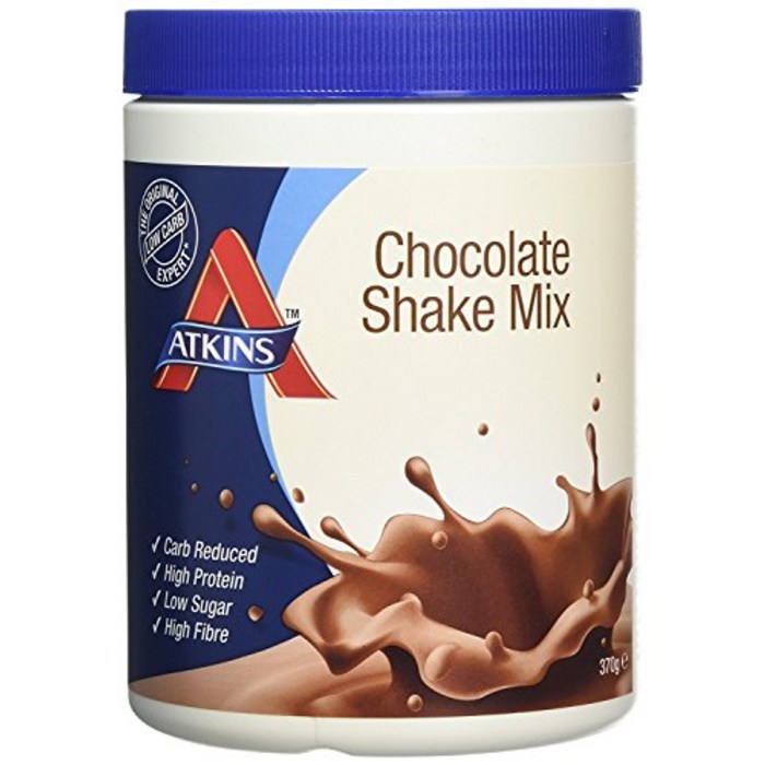 SlimFast 다이어트쉐이크 보조제 맛있는 한끼 식사대용 아침 식단Atkins Advantage Choc 쉐이크 믹스 10 인분 4 개입-64553, 단일옵션, 단일옵션 대표 이미지