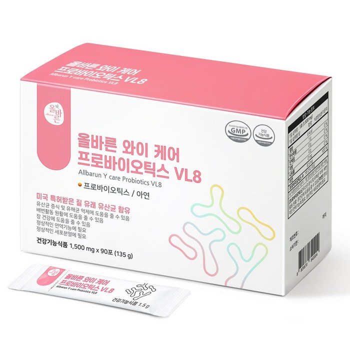 올바른 와이 케어 프로바이오틱스 VL8, 135g, 1개 대표 이미지 - 질 유산균 추천