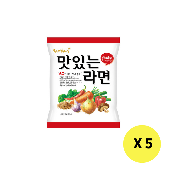 삼양 맛있는라면 115g, 5개 대표 이미지 - 봉지 추천