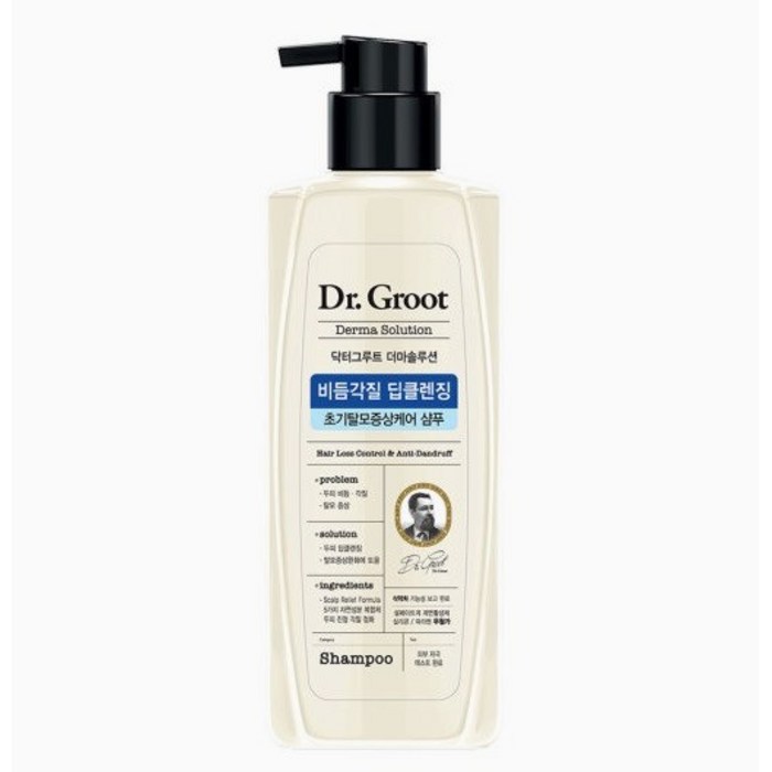 닥터그루트 비듬각질케어 샴푸 400mlX2개 탈모샴푸, 400ml, 2개 대표 이미지 - 닥터그루트 샴푸 추천
