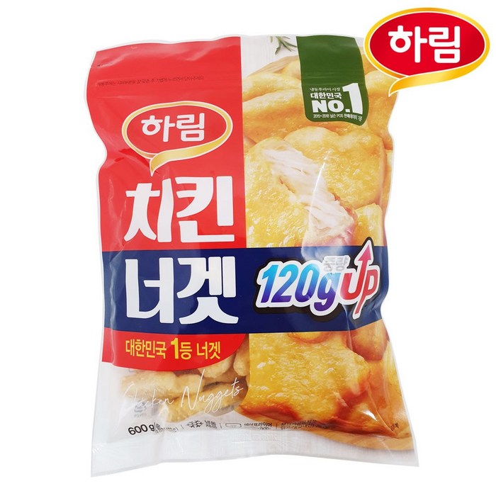 하림 치킨너겟(냉동) 600g 대표 이미지 - 냉동 치즈스틱 추천