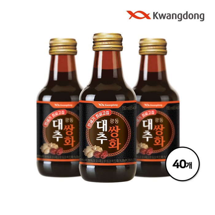 [광동제약] [광동] 대추쌍화 150ml X 40병 /쌍화탕/쌍화차, 상세 설명 참조, 상세 설명 참조 대표 이미지 - 쌍화차 추천