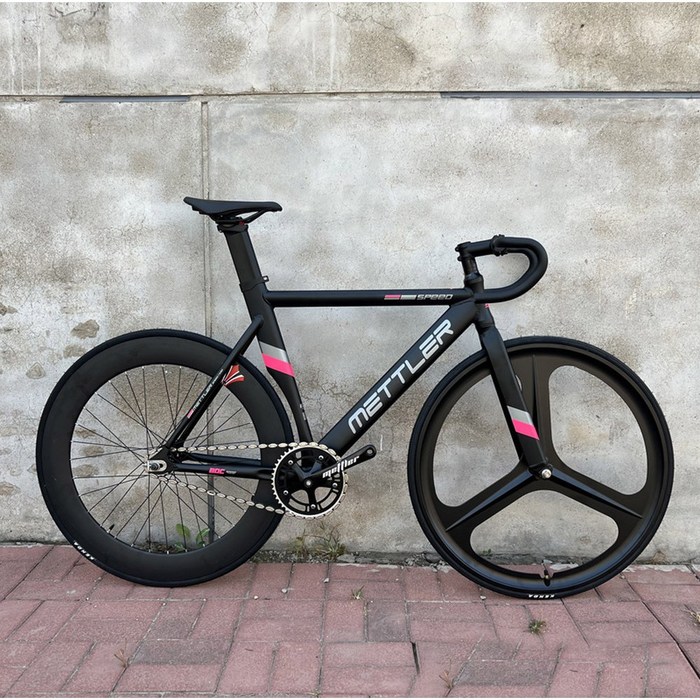 트랙 로드 마스터 픽시자전거 165 입문용 사진참조 고속 60턴올알루미늄크랭크셋블랙