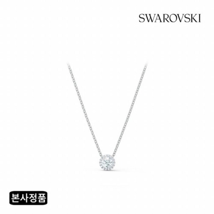 [스와로브스키] [/본사정품] Angelic Round 로듐 목걸이 5567931 대표 이미지 - 스와로브스키 목걸이 추천