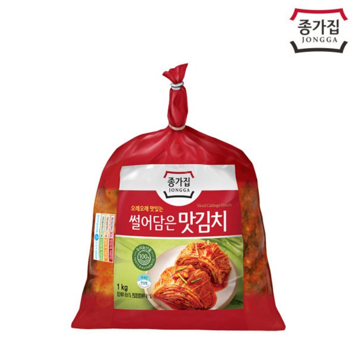 [종가집] 맛김치 1kg, 상세 설명 참조 대표 이미지 - 묵은지 추천