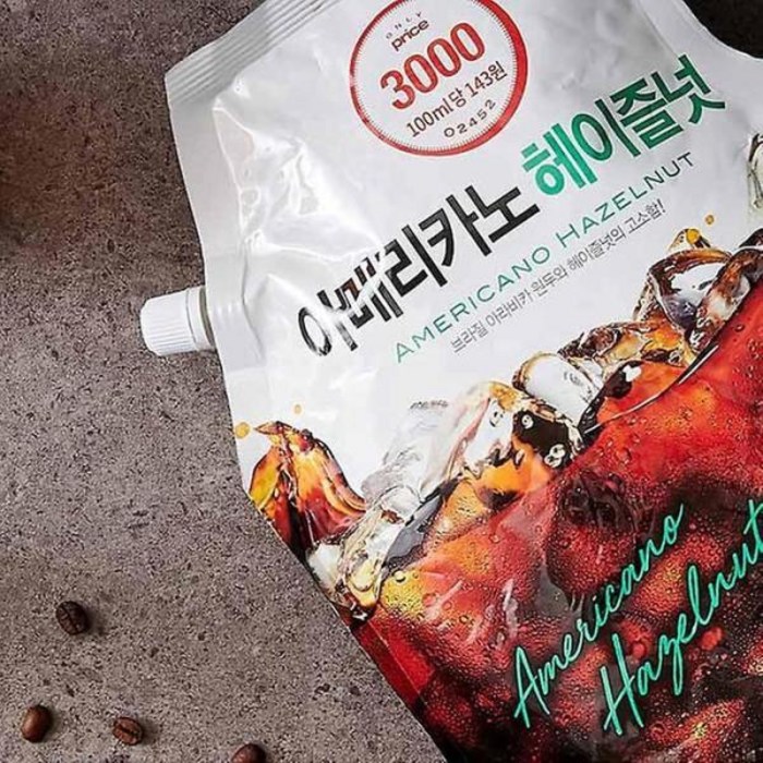 쟈뎅 Only Price 아메리카노 헤이즐넛(2.1L) 액상커피 대용량, 헤이즐넛, 옵션:아메리카노헤이즐넛 대표 이미지 - 대용량 커피 추천