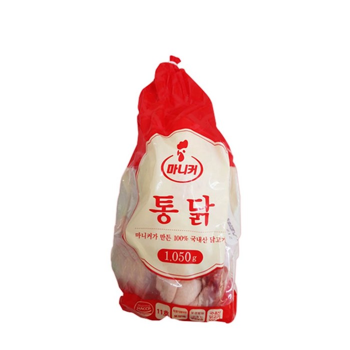 마니커 [진심닭컴] 친환경 생닭[통닭] 11호 - 냉장 1 050g, 6개 대표 이미지 - 생닭 11호 추천