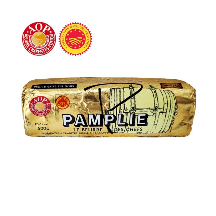 AOP 프랑스 무염버터 롤 500g 천연 베이킹 버터, 2개 대표 이미지 - 천연 버터 추천