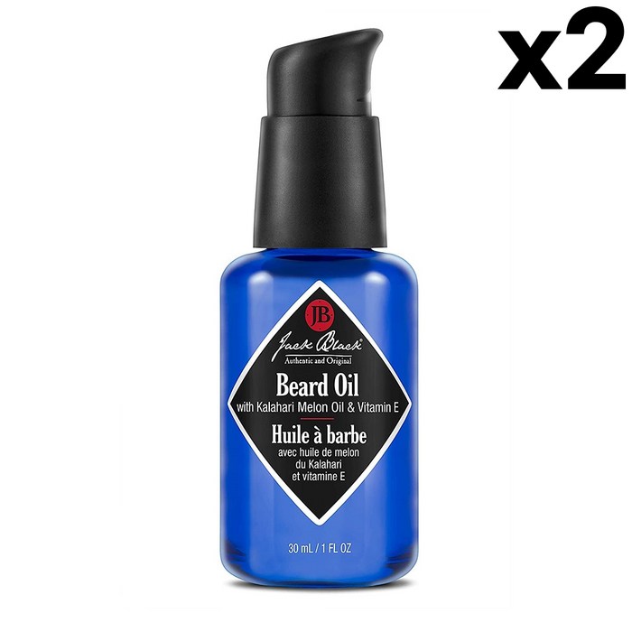 Jack Black Beard Oil 잭블랙 비어드 오일 30ml 2팩, 1개 대표 이미지 - 비어드 오일 추천