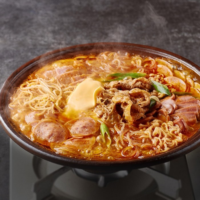 앙트레 우삼겹 부대찌개 쿠킹박스 밀키트(2인분) 770g, 1개 대표 이미지 - 부대찌개 밀키트 추천