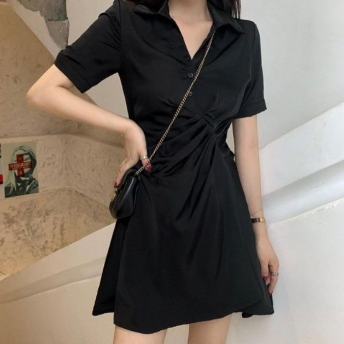 쫑쫑이의 HARU 허리라인 원피스 여름 여성 원피스 여자 치마