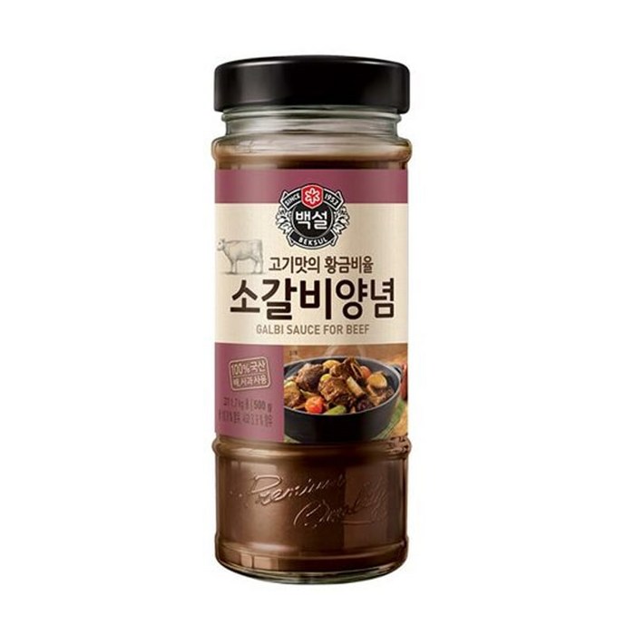 백설 소갈비 양념, 500g, 1개 대표 이미지 - 소갈비양념 추천