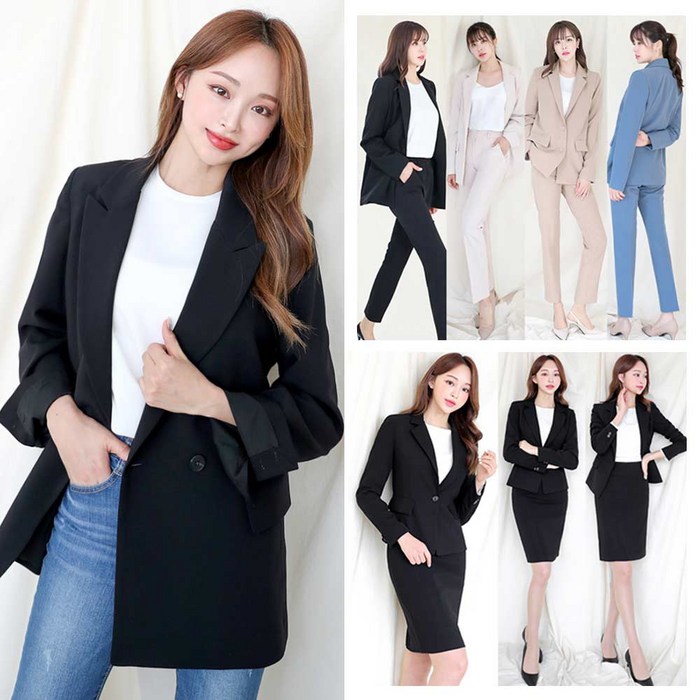 더웨이나인 여자정장 여성투피스세트 수트셋업 7종 + 사은품 대표 이미지 - 닛몰캐쉬 추천